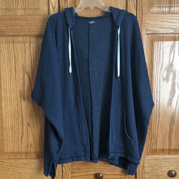 Aerie cozy blue poncho - Picture 4 of 5